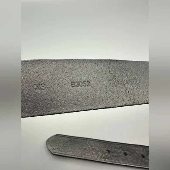 Madewell Belt Women’s XS Black Brass Buckle 26-32” Genuine Italian Leather - Picture 5 of 12